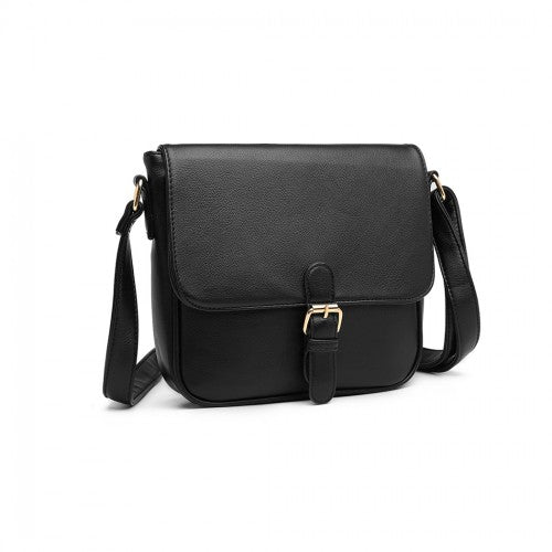 Easy Luggage LB2003 - Miss Lulu Classic Cross Body Shoulder Bag - Black