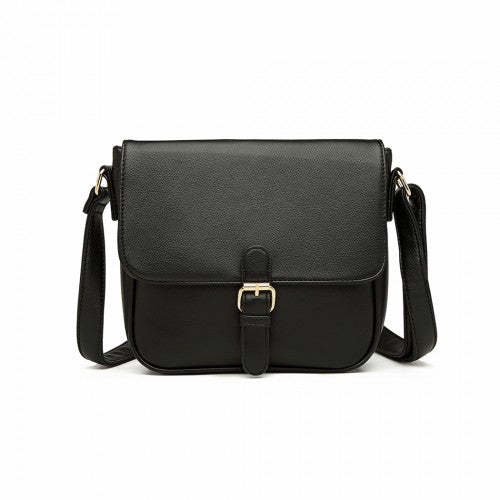 Easy Luggage LB2003 - Miss Lulu Classic Cross Body Shoulder Bag - Black