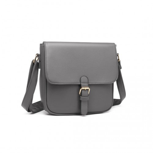 Easy Luggage LB2003 - Miss Lulu Classic Cross Body Shoulder Bag - Grey