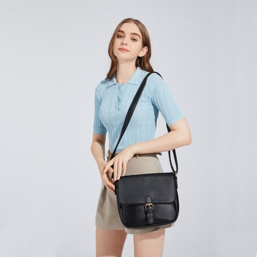 Easy Luggage LB2003 - Miss Lulu Classic Cross Body Shoulder Bag - Grey