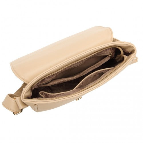Easy Luggage LB2003 - Miss Lulu Classic Cross Body Shoulder Bag - Khaki