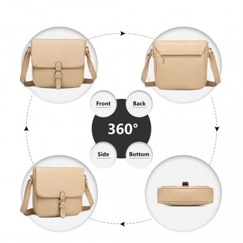 Easy Luggage LB2003 - Miss Lulu Classic Cross Body Shoulder Bag - Khaki