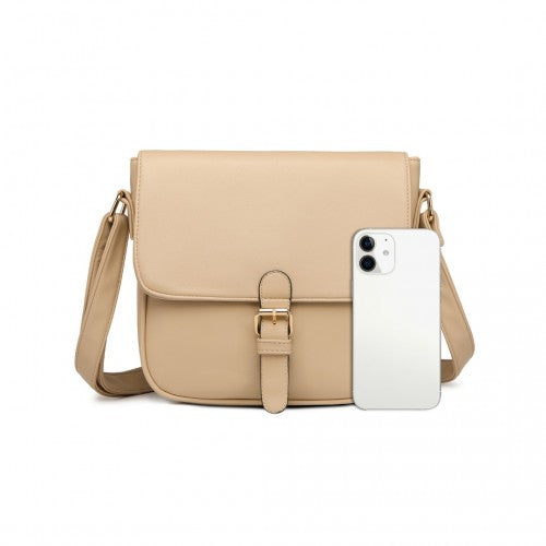Easy Luggage LB2003 - Miss Lulu Classic Cross Body Shoulder Bag - Khaki
