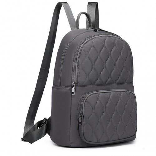 Easy Luggage LB2250 - Miss Lulu Casual Lightweight Ladies Backpack - Grey