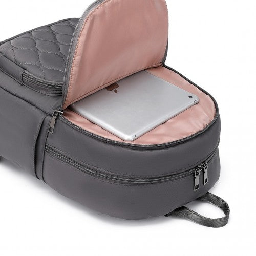 Easy Luggage LB2250 - Miss Lulu Casual Lightweight Ladies Backpack - Grey