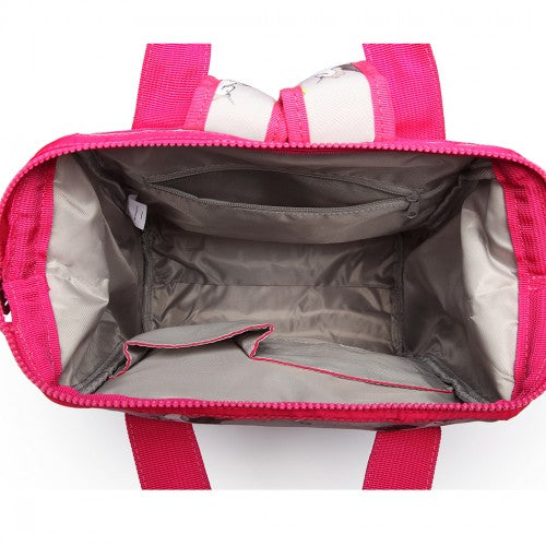 Easy Luggage LB6896 - Miss Lulu Child's Unicorn Backpack with Pencil Case - Grey
