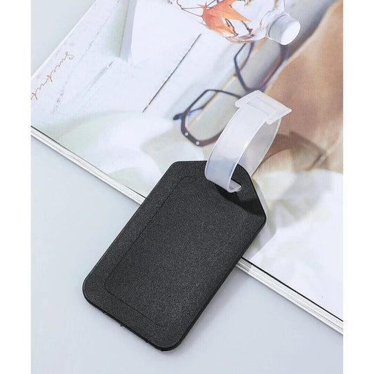 Easy Luggage Minimalist Black Luggage Tag For Travel Holiday Suitcase