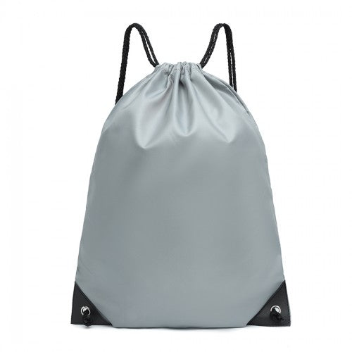 Easy Luggage S2020 - Kono Polyester Drawstring Backpack - Grey