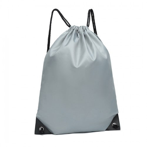 Easy Luggage S2020 - Kono Polyester Drawstring Backpack - Grey