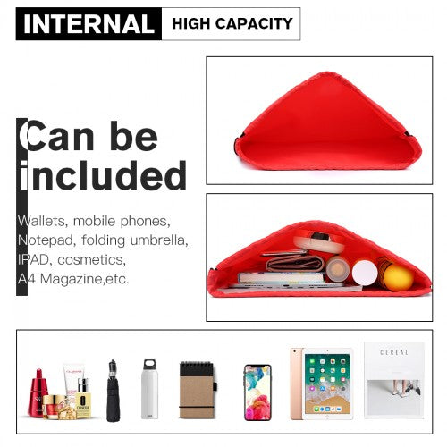 Easy Luggage S2020 - Kono Polyester Drawstring Backpack - Red