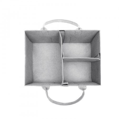 Easy Luggage S2049 - Kono Felt Caddy Organiser With Storage - Grey
