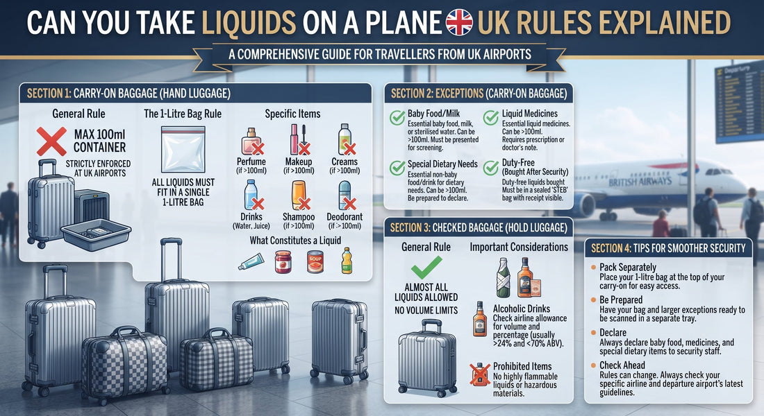 Can You Take Liquids on a Plane? UK Rules Explained