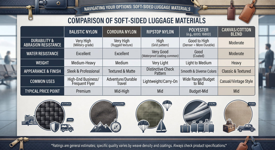 Comparison of Soft-Sided Luggage Materials