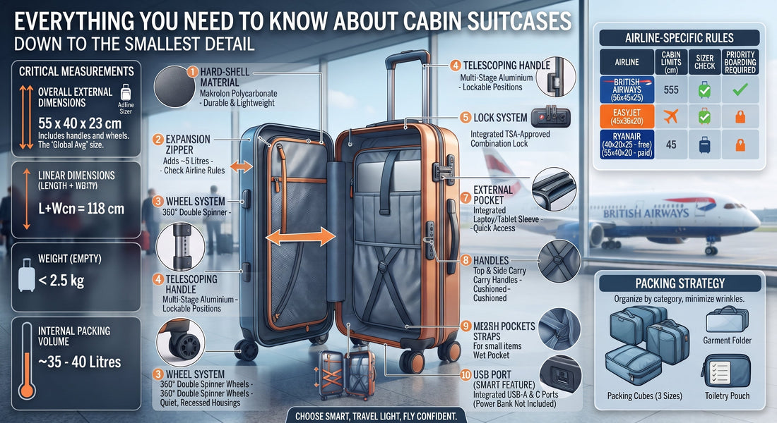 Everything You Need to Know About Cabin Suitcases