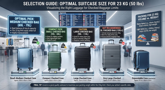 Selection Guide: What is the Optimal Suitcase Size for 23 kg