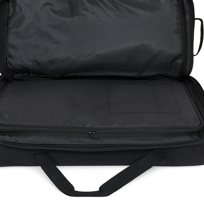 Lightweight Wheeled Holdall Travel Bag – Large Trolley Duffle Luggage 27'' Black