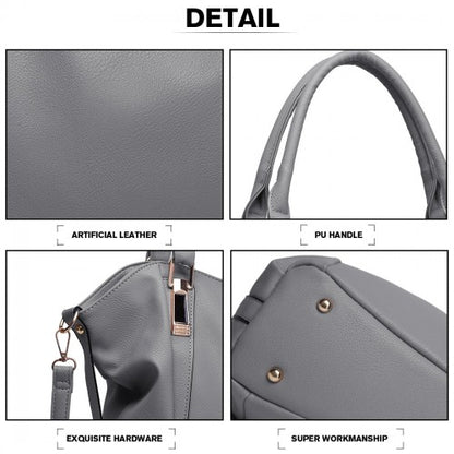 S1716 - Miss Lulu Soft Leather Elegant Simple Shoulder Bag