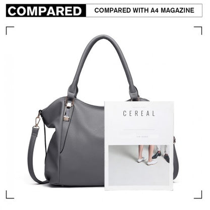 S1716 - Miss Lulu Soft Leather Elegant Simple Shoulder Bag