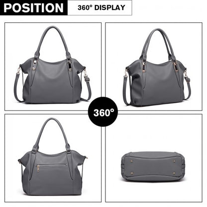 S1716 - Miss Lulu Soft Leather Elegant Simple Shoulder Bag