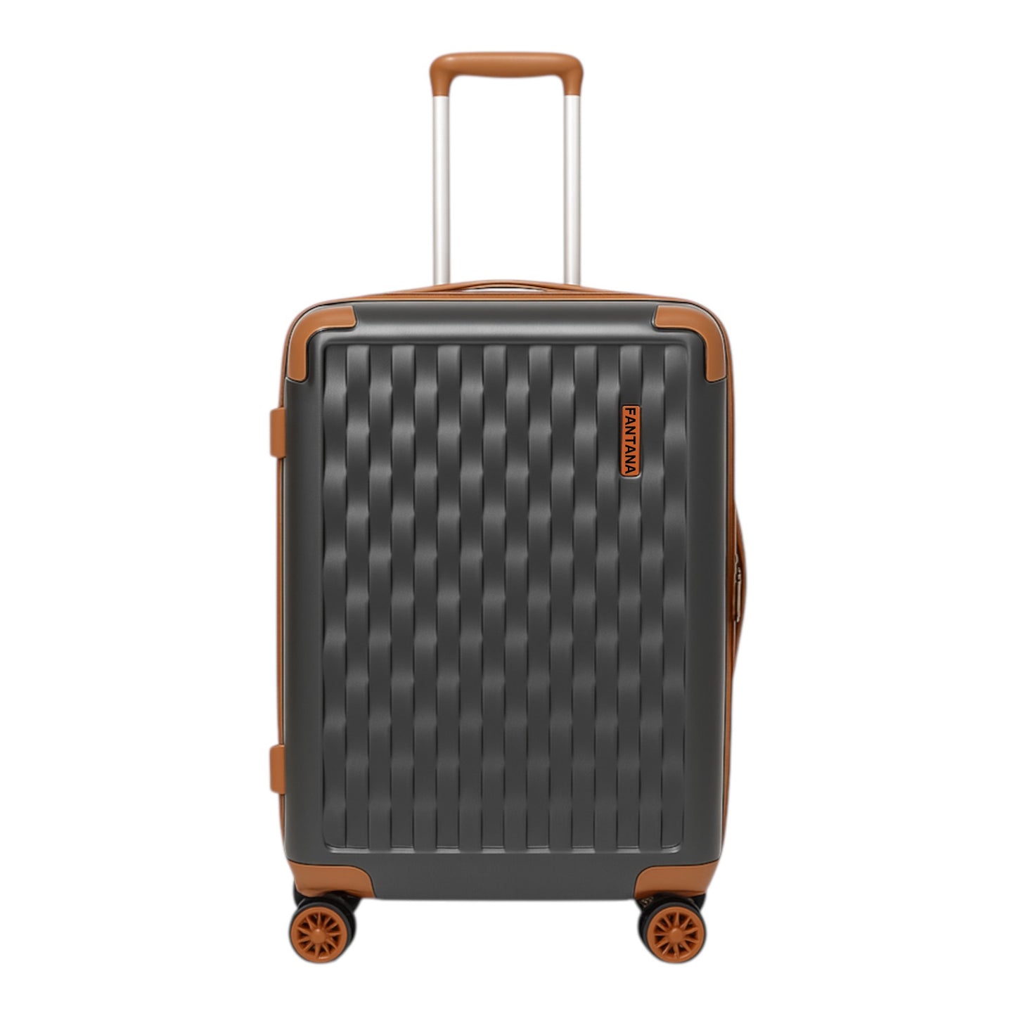 Fantana Premium Expandable Luggage - Hard Shell Polycarbonate, 360° Spinners, TSA Lock - Dark Grey