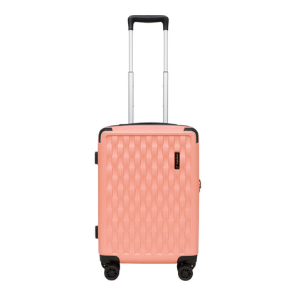 Fantana Premium Expandable Luggage - Hard Shell Polycarbonate, 360° Spinners, TSA Lock - Pink