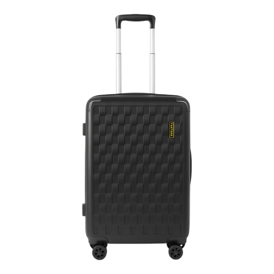 Fantana Premium Expandable Luggage - Hard Shell Polycarbonate, 360° Spinners, TSA Lock - Black
