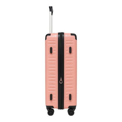 Fantana Premium Expandable Luggage - Hard Shell Polycarbonate, 360° Spinners, TSA Lock - Pink