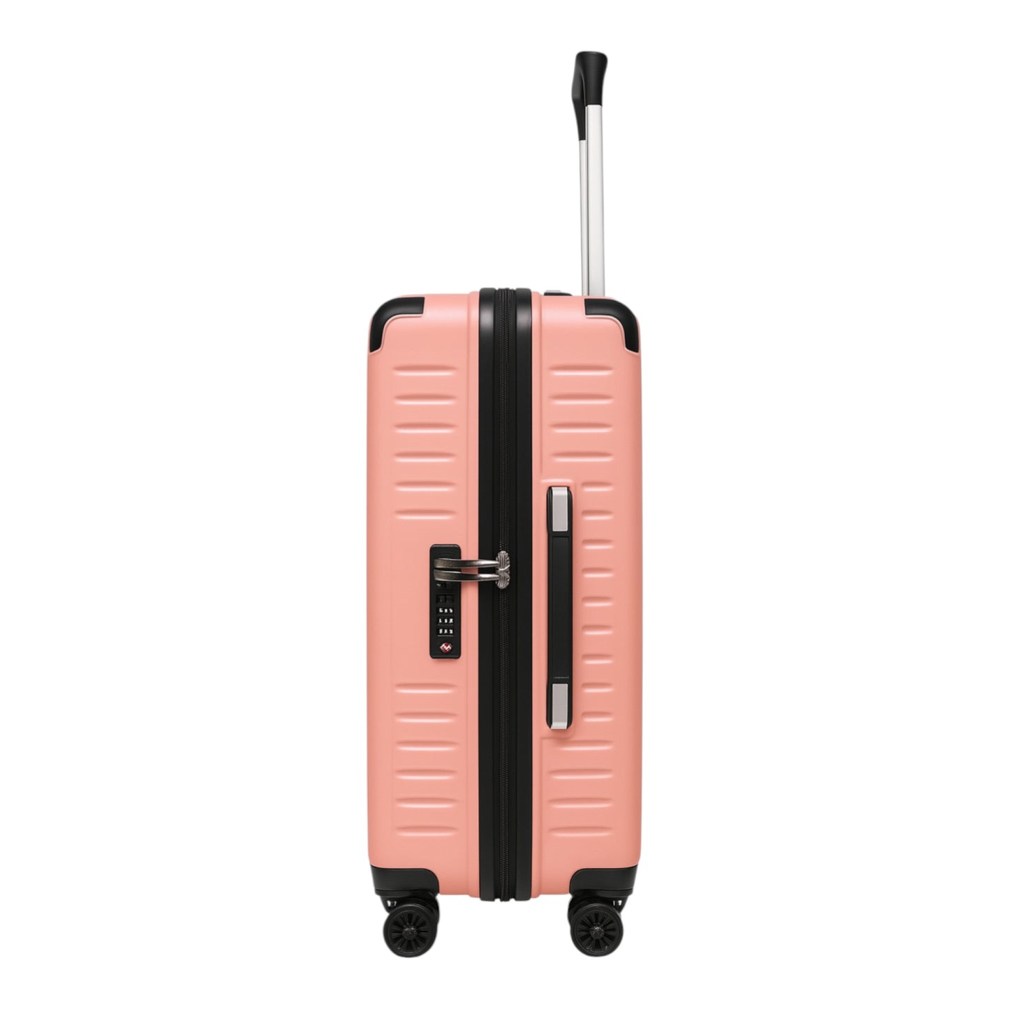 Fantana Premium Expandable Luggage - Hard Shell Polycarbonate, 360° Spinners, TSA Lock - Pink