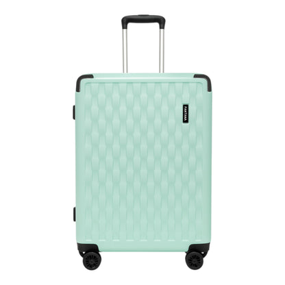 Fantana Premium Expandable Luggage - Hard Shell Polycarbonate, 360° Spinners, TSA Lock - Light Green