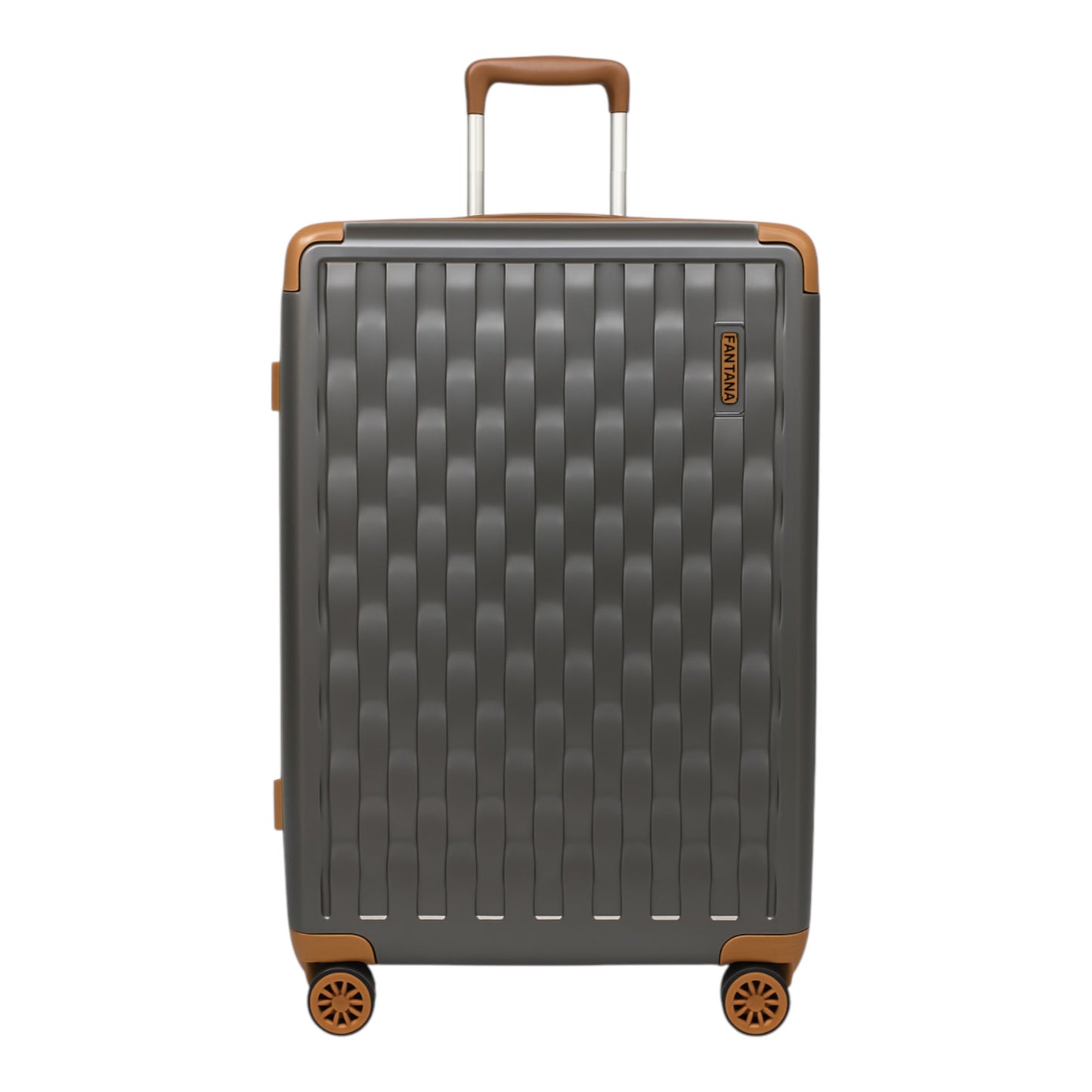 Fantana Premium Expandable Luggage - Hard Shell Polycarbonate, 360° Spinners, TSA Lock - Dark Grey