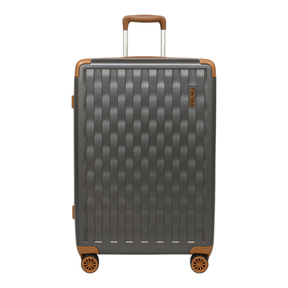 Fantana Premium Expandable Luggage - Hard Shell Polycarbonate, 360° Spinners, TSA Lock - Dark Grey