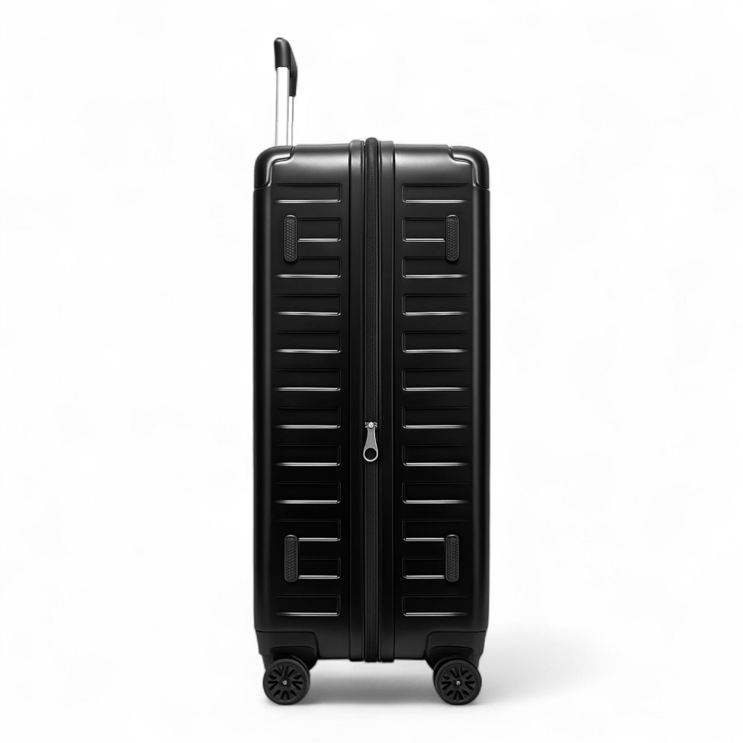 Fantana Premium Expandable Luggage - Hard Shell Polycarbonate, 360° Spinners, TSA Lock - Black