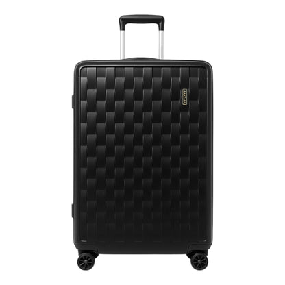 Fantana Premium Expandable Luggage - Hard Shell Polycarbonate, 360° Spinners, TSA Lock - Black