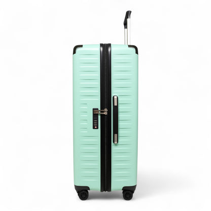 Fantana Premium Expandable Luggage - Hard Shell Polycarbonate, 360° Spinners, TSA Lock - Light Green