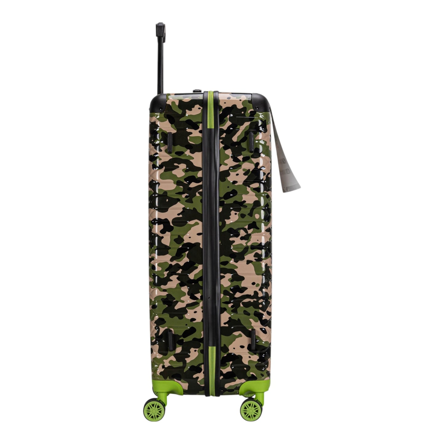 Eagle Camouflage Print Lightweight 4 Wheel ABS Hard Shell Luggage Suitcase Green