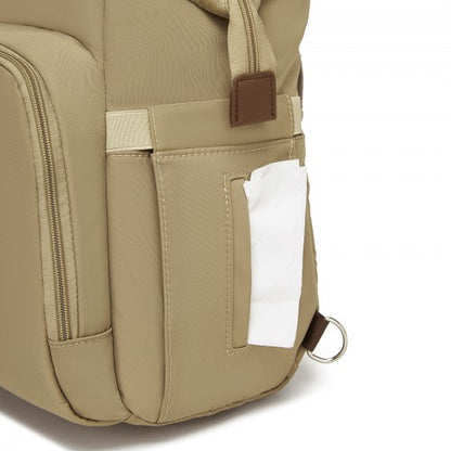 Kono BCK2503 khaki tote bag – detail view 8