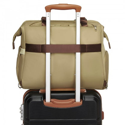 Kono BCK2503 khaki tote bag – detail view 5