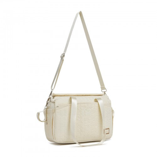 Miss Lulu BCM2517 beige bag – detail view 10
