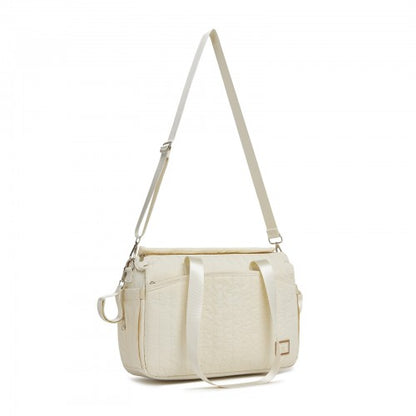 Miss Lulu BCM2517 beige bag – detail view 10