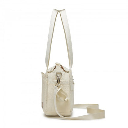 Miss Lulu BCM2517 beige bag – rear view