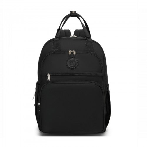 BCM2532 - Miss Lulu Stylish Multifunctional Baby Changing Backpack with Insulated Bottle Holders, Stroller Clips & Trolley Sleeve for Everyday & Travel