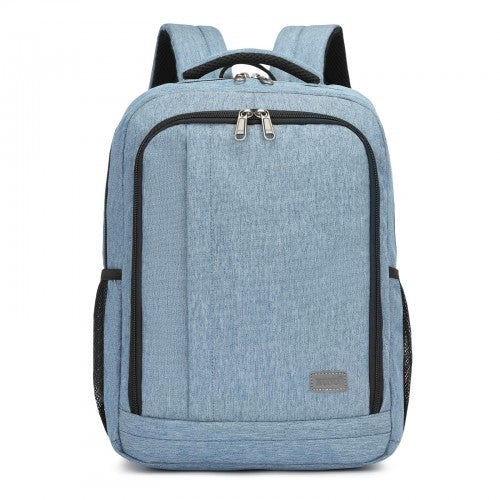 BPK2442 - Kono Commuter Laptop Backpack with USB & Type-C Port, Anti-Theft Pocket, Organised Storage - Blue