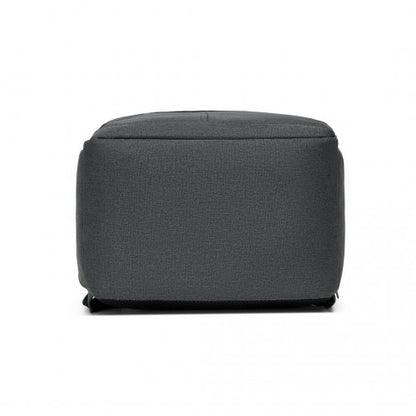 BPK2505 - Kono Urban Smart 15L Carry-On Backpack with Luggage Strap – Ideal for Travel, Work & Daily Commute - Dark Grey