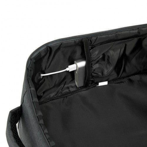 BPK2505 - Kono Urban Smart 15L Carry-On Backpack with Luggage Strap – Ideal for Travel, Work & Daily Commute - Dark Grey