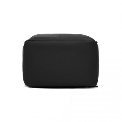 Kono BPK2505 black backpack – rear view