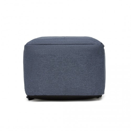 BPK2505 - Kono Urban Smart 15L Carry-On Backpack with Luggage Strap – Ideal for Travel, Work & Daily Commute - Navy