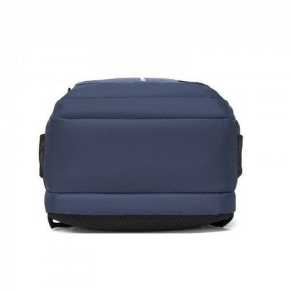BPK2518 - Kono Laptop Backpack with 15.6" Laptop Compartment, Comfortable & Durable for Work and Business Trips - Navy