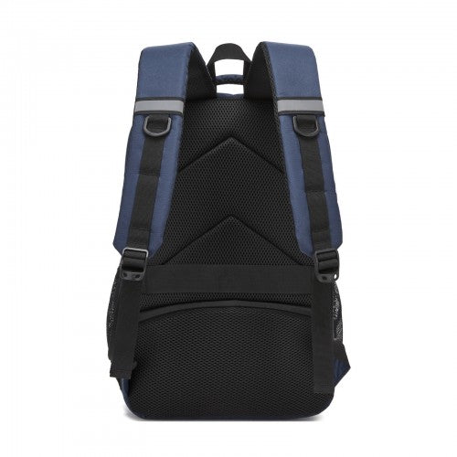 BPK2518 - Kono Laptop Backpack with 15.6" Laptop Compartment, Comfortable & Durable for Work and Business Trips - Navy