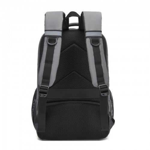BPK2518 - Kono Laptop Backpack with 15.6" Laptop Compartment, Comfortable & Durable for Work and Business Trips - Grey