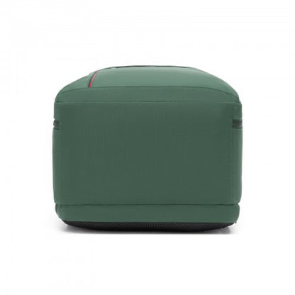 BPK2524 - Kono Spacious and Organised Personal-Item Backpack (40×30×20) with 15.6" Laptop Sleeve, Clamshell Main - Green